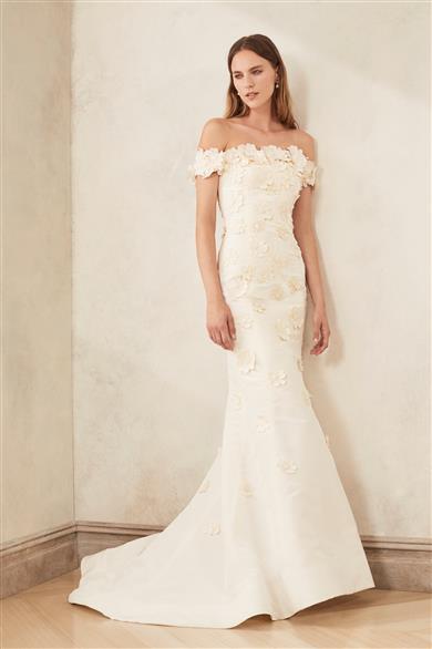 oscar de la renta bridal dress price