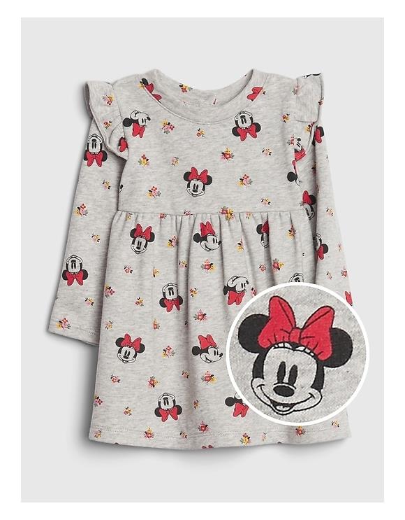 Disney Ruffle Dress Lt Heather Grey Gibbons