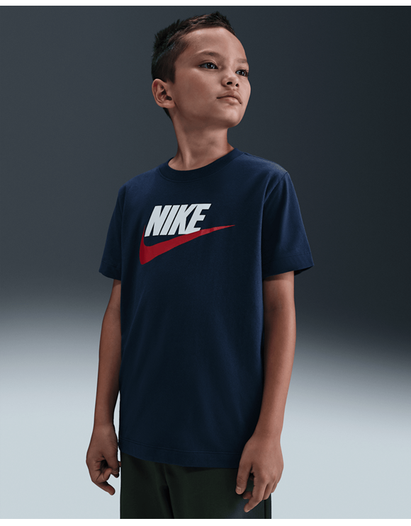 NIKE BOYS SS FUTURA TOP NAVY | Gibbons