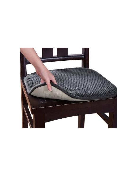 Chair Pads 2pk Mem Foam Grey Gibbons, Memory Foam Chair Pad 2 Pack