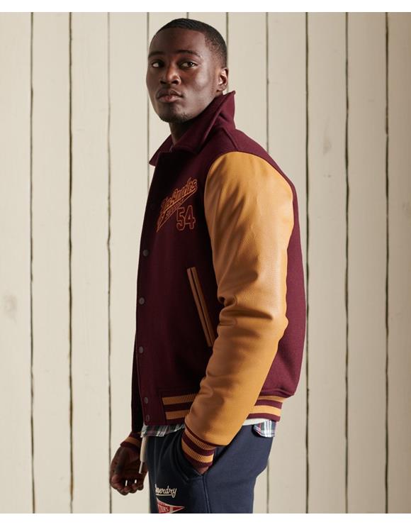 MIXED VARSITY BOMBER RICH BERRY | Gibbons