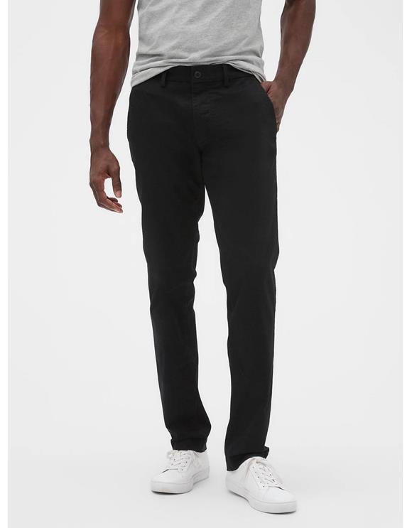 V-ESSENTIAL KHAKI SLIM FIT TRUE BLACK 
