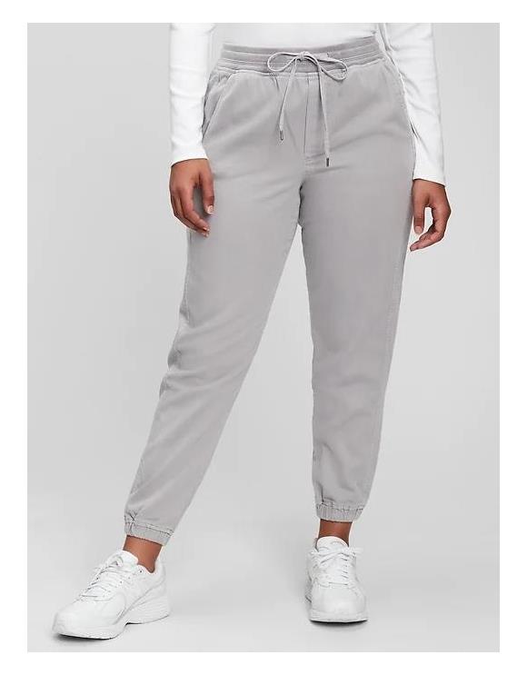 BRUSHED RIB PULL ON JOGGER ANTIQUE 