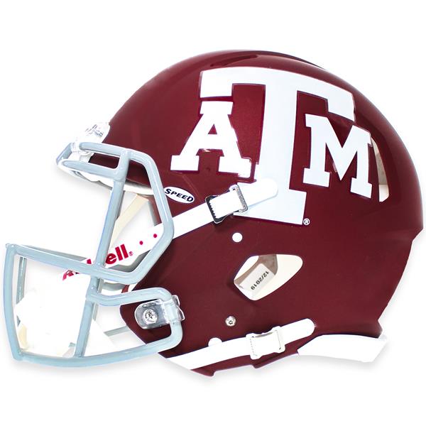 Riddell Texas A&M Speed Authentic Matte Football Helmet Maroon ...