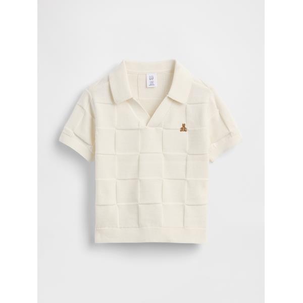 JOHNNY COLLAR TEXTURE SHIRT NEW OFF WHITE OPT1 | Gibbons