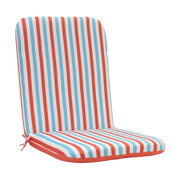 HIGH BACK CHAIR PAD SPICY CORAL CORAL Gibbons