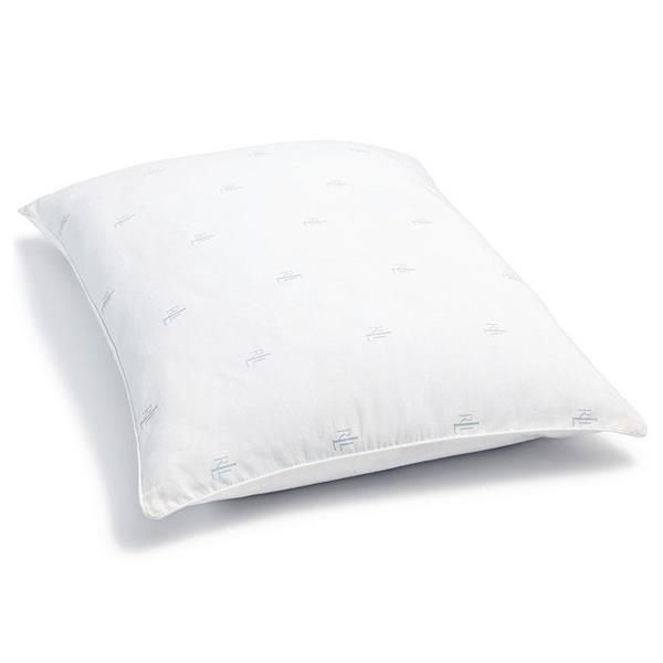 RALPH LAUREN Extra Firm Logo Pillow WHITE Gibbons