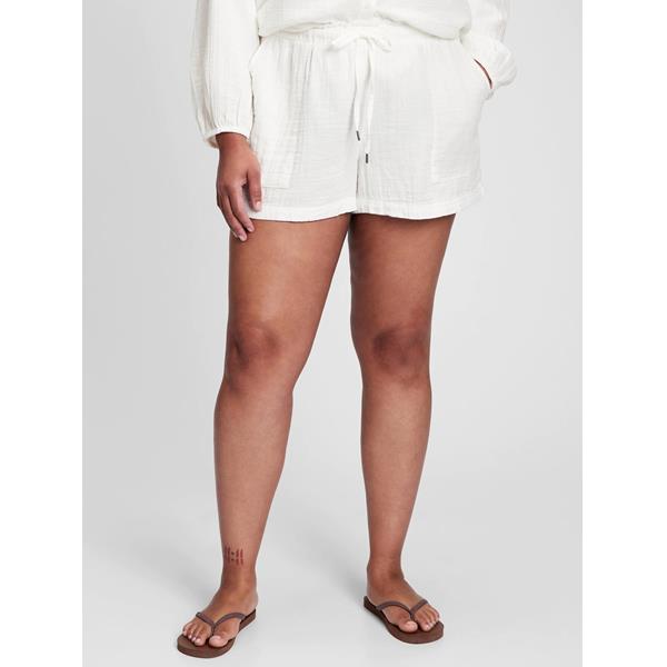 GAUZE PULL ON SHORT NEW OFF WHITE Gibbons