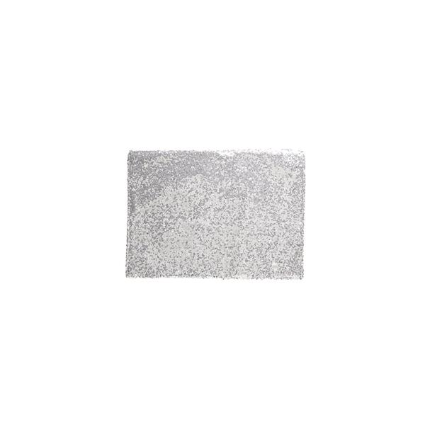 PLACEMAT LUXE SEQUIN SILVER SILVER Gibbons