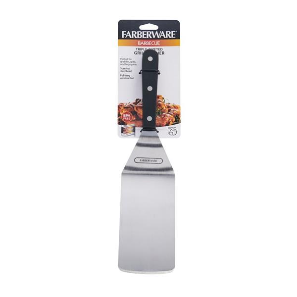 FW-BBQ TRIPLE RIVET GRILL TURNER SILVER | Gibbons