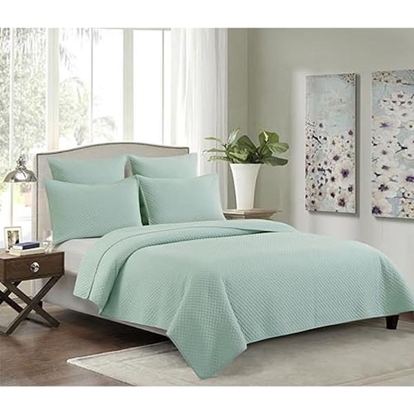 5pcs Sea Glass Full/Queen Quilt Set main image 0