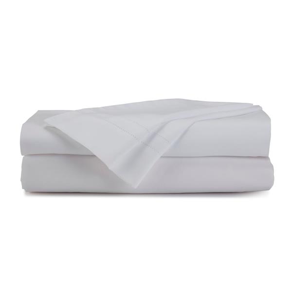 MARTEX 2000 SERIES BANDED HOTEL SHEET SE WHITE/GREY | Gibbons