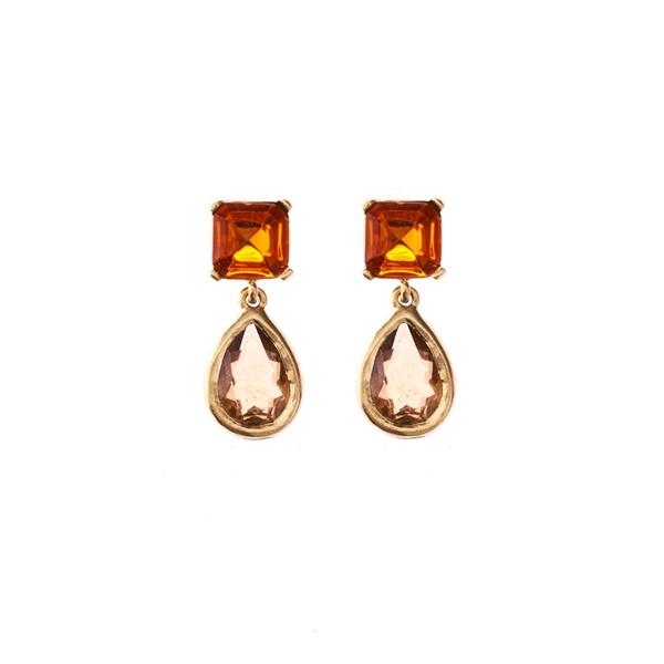 Baroque Drop Earrings| Earrings| Oscar de la Renta Light Topaz | Oscar ...