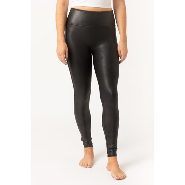 Black Faux Leather Leggings