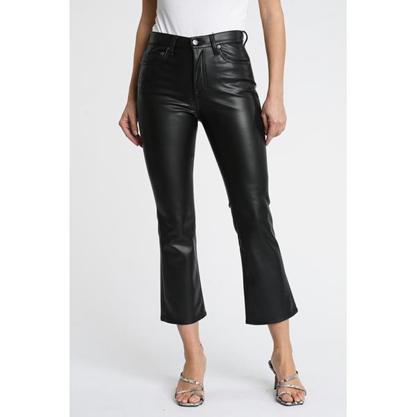 Lennon High Rise Crop Boot in Slate Black