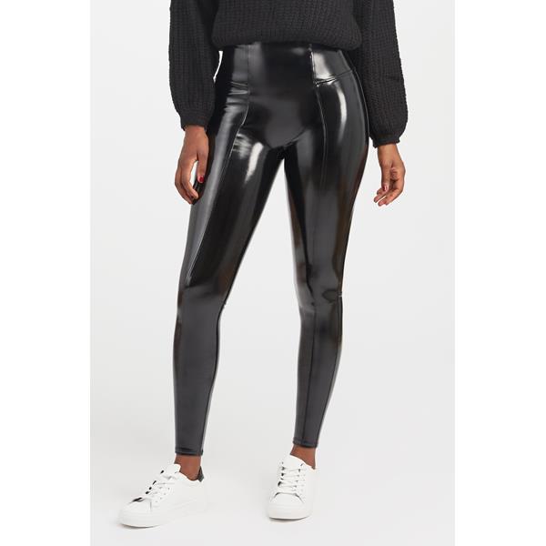 Faux Patent Leather Leggings