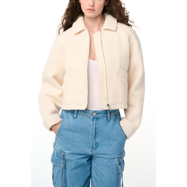 White Chocolate Zip Up Jacket