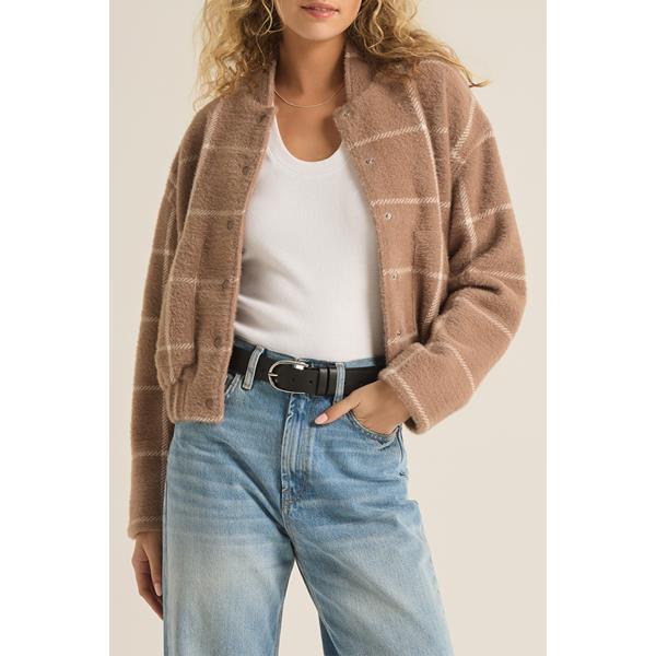 Lex Plaid Bomber Jacket