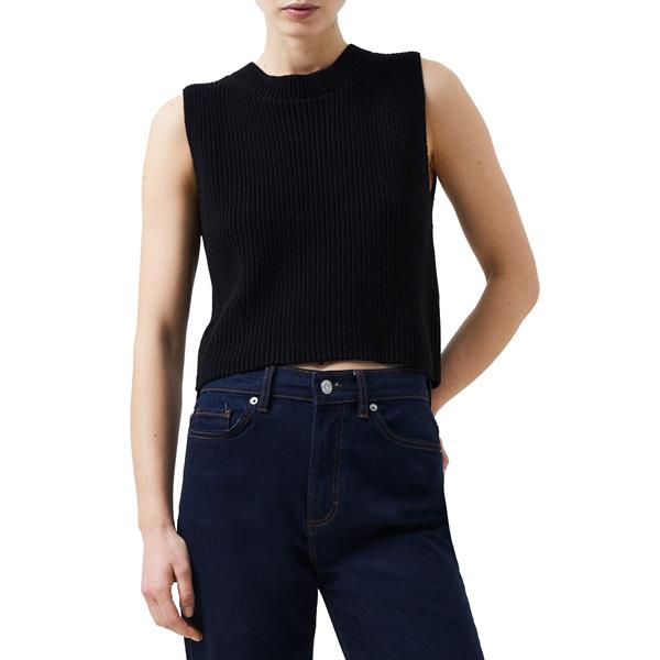 Mozart Crewneck Cropped Vest