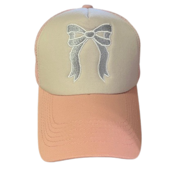 Bow Motif Trucker Hat