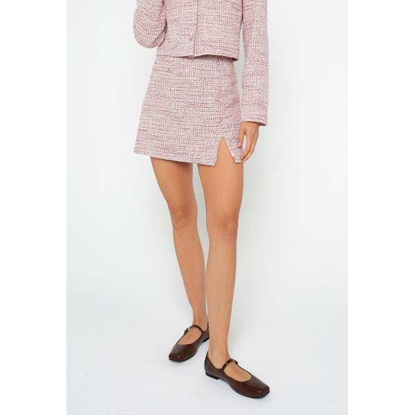 Tweed Slim Mini Skirt