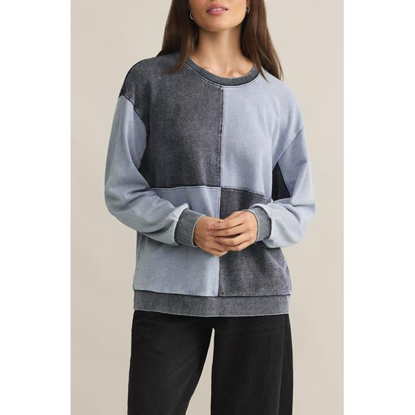Fair & Square Denim Sweatshirt