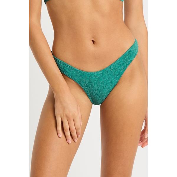 Teal Sign Brief Bottom