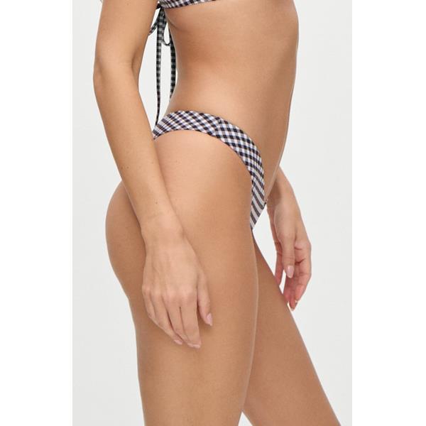 Blackberry Gingham Dove Seersucker Bottom