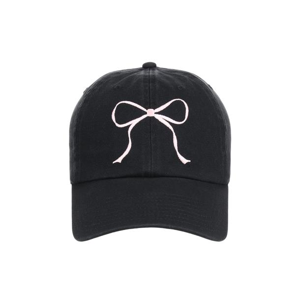 Bow Motif Dad Cap