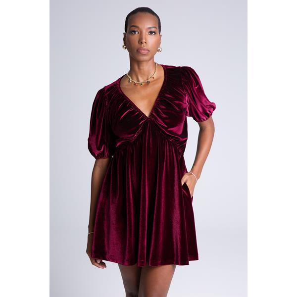 Velvet Mini Dress