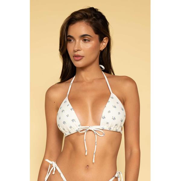 Heidi Floral Emma Triangle Bikini Top