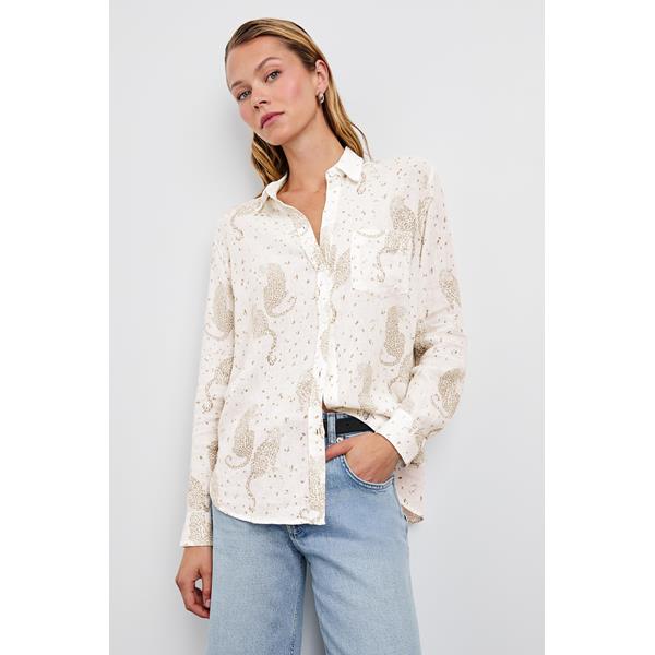 Charli Cheetah Spots Button Up