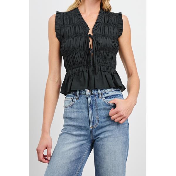 Martine Lace Up Top