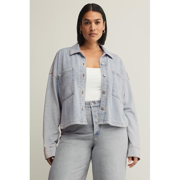 All Day Cropped Knit Jacket