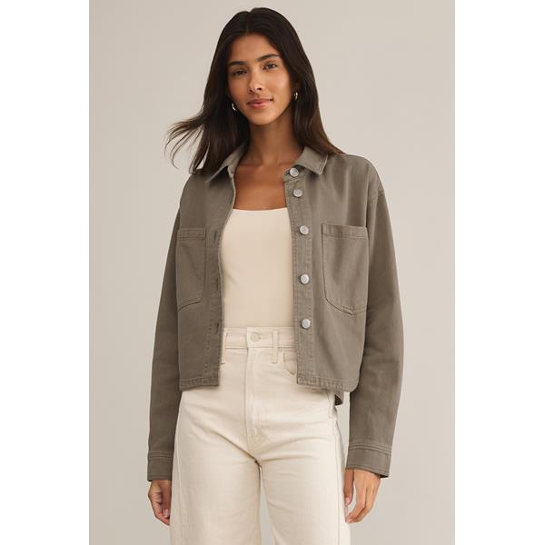 All Day Cropped Denim Jacket
