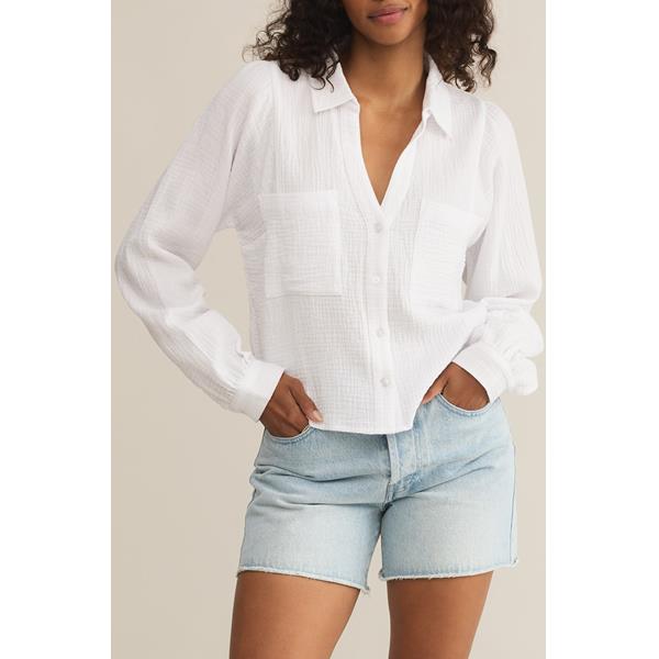 Campo Button Up Guaze Top