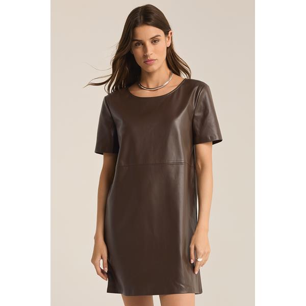 London Faux Leather Dress