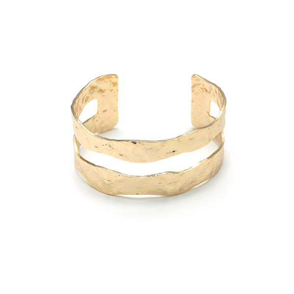 Double Banded Gold Bracelet