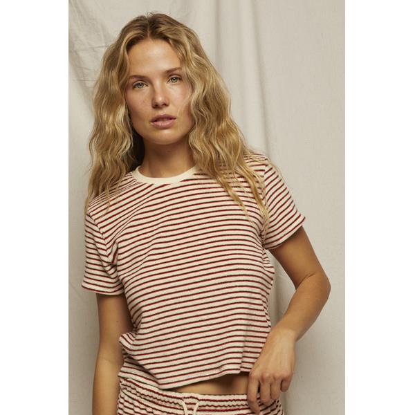 Loop Terry Stripe Tee