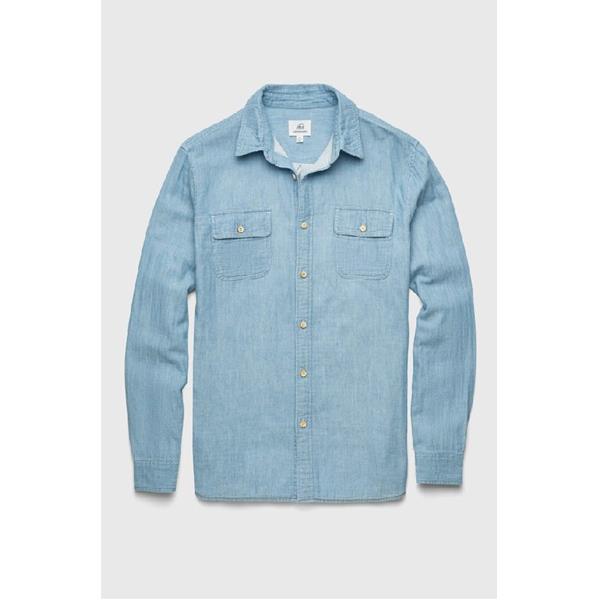 Zhu Chambray Double Gauze 2 Pocket Shirt