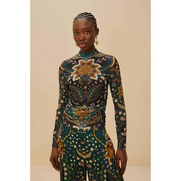 Jaipur Black Tulle Blouse