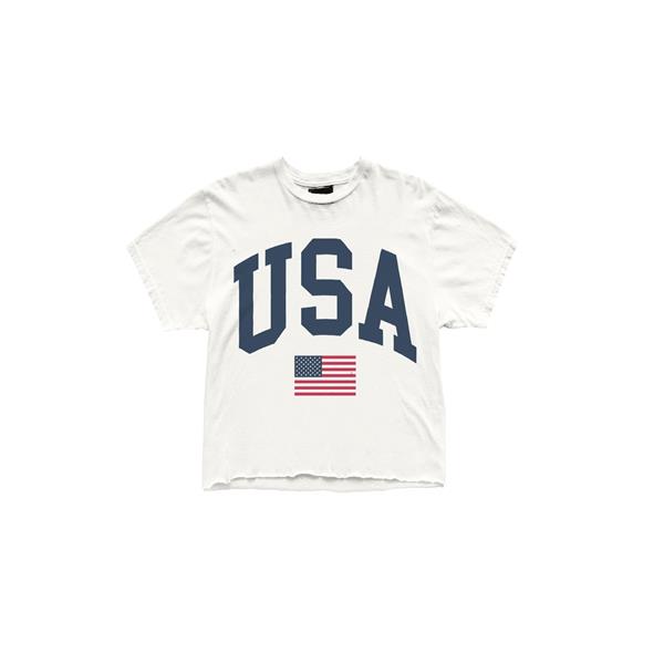 USA Cropped Tee