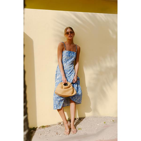 Dagney Cotton Midi Dress