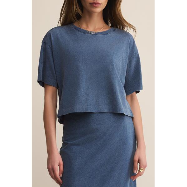 On The Go Jersey Denim Tee