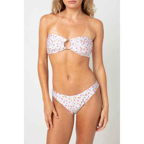 Rosie Posie Strapless Bandeau Bikini Top