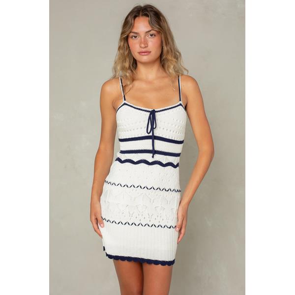 Harper Crochet Mini Dress