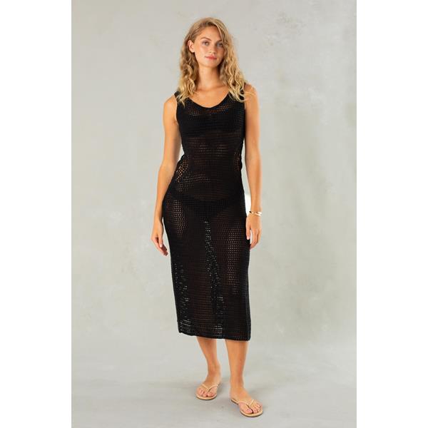 Bri Crochet Midi Dress