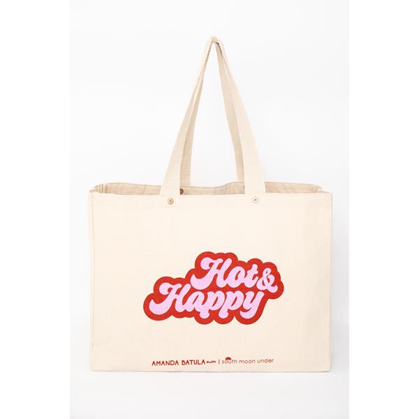 Hot & Happy Canvas Tote