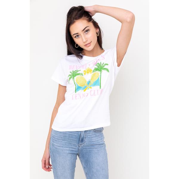 BEVERLY HILLS TEE WHITE | South Moon Under