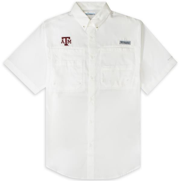Texas A\u0026M Columbia Tamiami Short Sleeve 